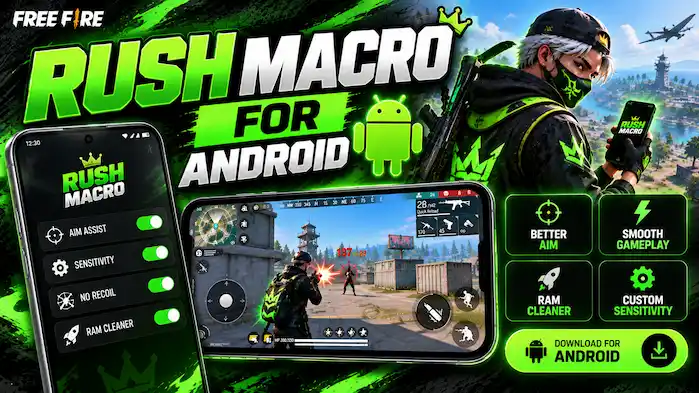 Rush Macro for Android overview