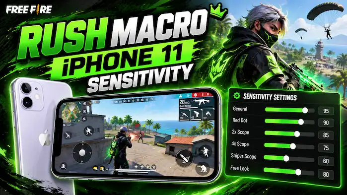 Rush Macro iPhone 11 Sensitivity